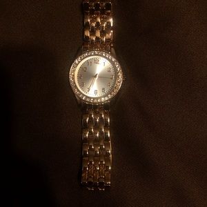 Gold jeweled watch